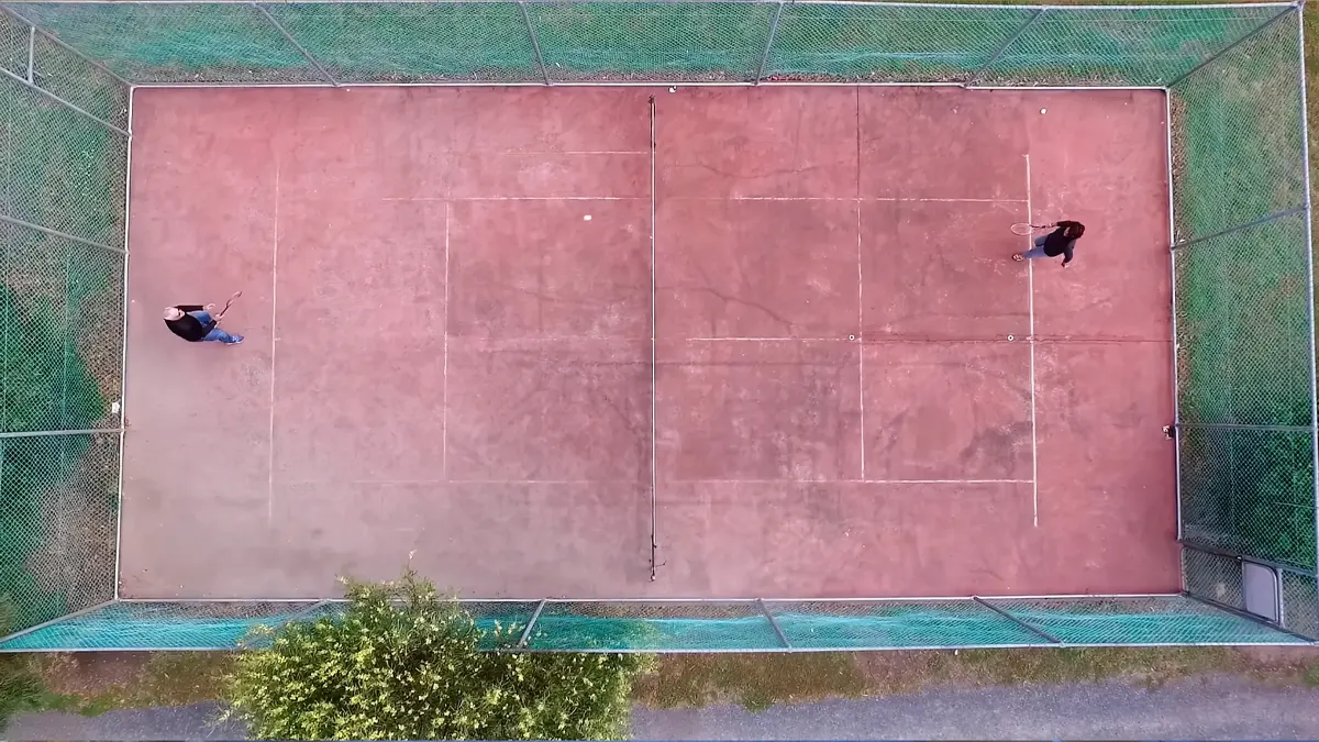 Half-Court Tennis